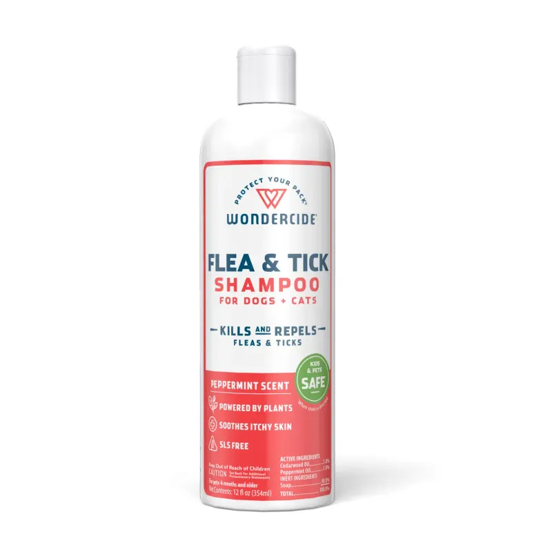WONDERCIDE FLEA &amp; TICK SHAMPOO 12OZ