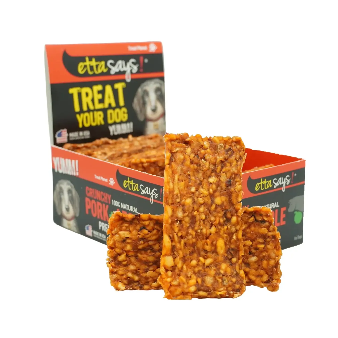 Etta Says Crunchy Pork &amp; Apple Chew Bar