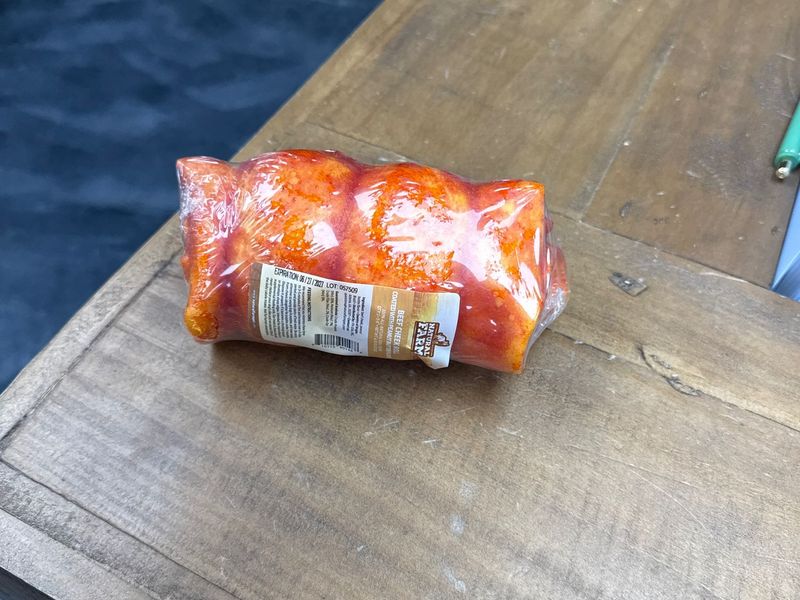 Beef Cheek Roll 5-6" Peanut Butter