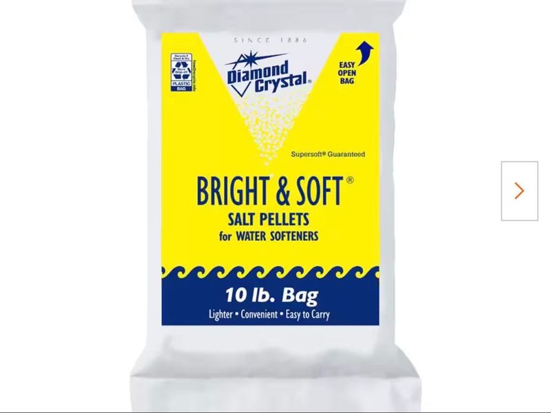 50# MINI CUBE SOFTNER SALT Pellet-Yellow Bag