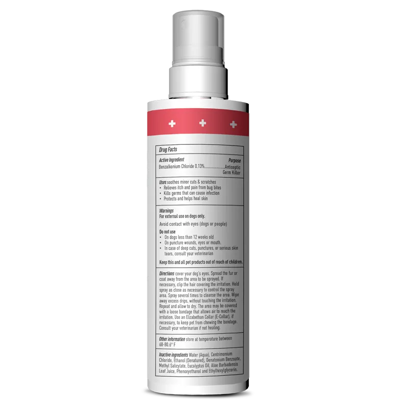 Dogswell Dog &amp; Cat Remedy &amp; Recovery Medicated Antiseptic Spray 4oz.