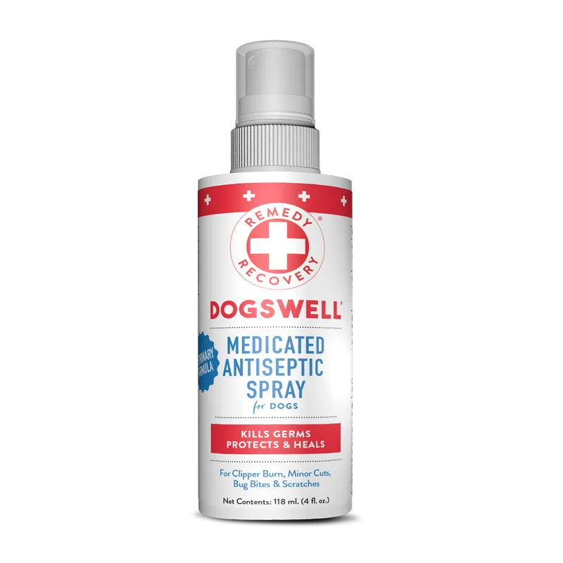 Dogswell Dog &amp; Cat Remedy &amp; Recovery Medicated Antiseptic Spray 4oz.