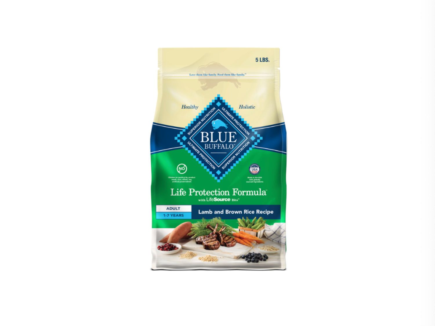 Blue Buffalo 5# Lamb &amp; Rice