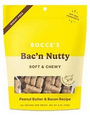 Bocce's Bakery Bac'N Nutty Soft &amp; Chewy Dog Treats 6oz