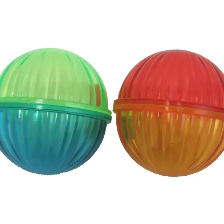 Multipet Lattice Ball Cat Toy Assorted Colors 1.5" 4pk