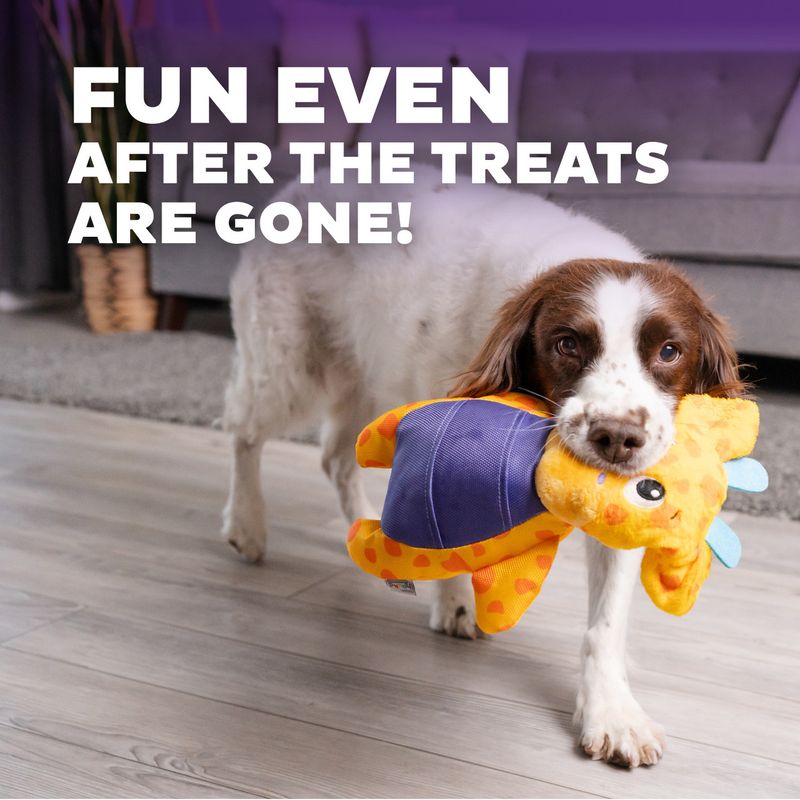 Puzzle Palz Giraffe TNT Interactive Plush Dog Puzzle Toy Outward Hound 