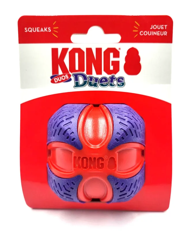 KONG Duets Duos Ball Dog Fetch Dog Toy