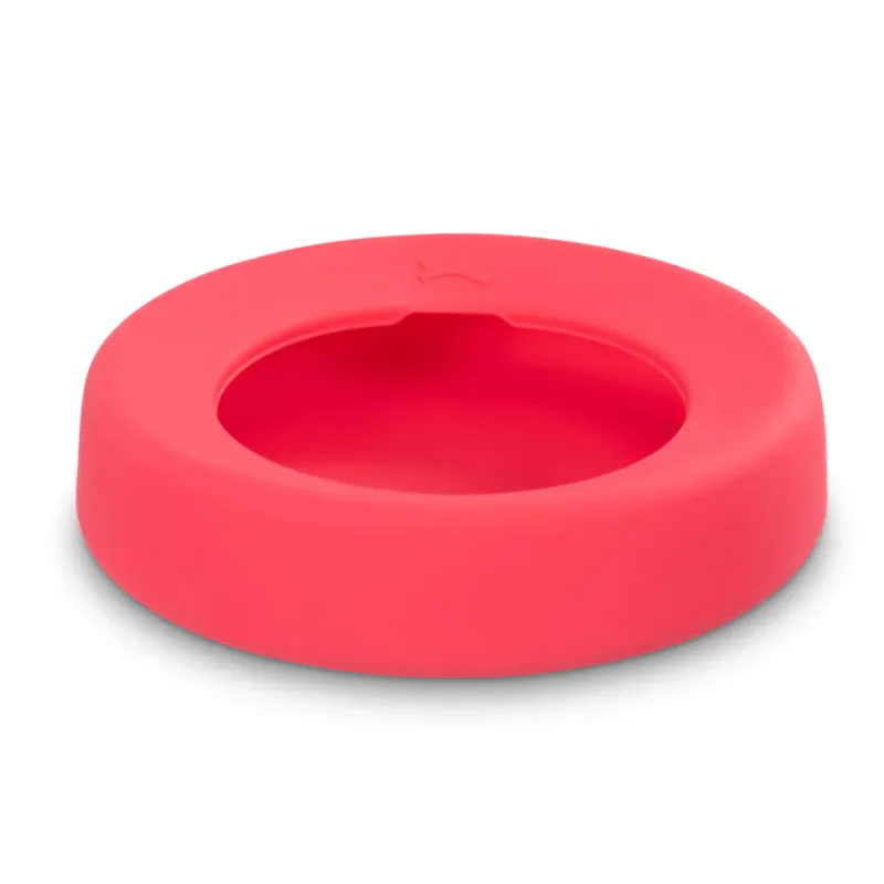 Messy Mutts Silicone Non Spill Bowl Red 5.25 Cup