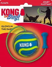 KONG Dog Bunji High Viz Ball Asst Lrg