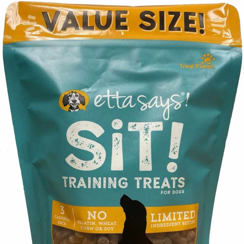 Etta Says Sit Traning Treats Peanut Butter 16oz