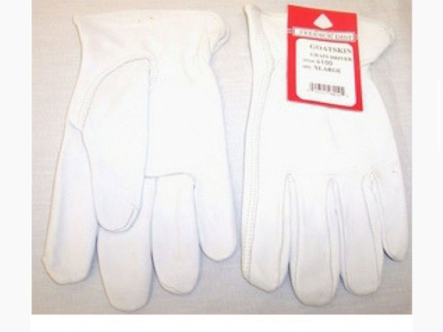 6100 Unlined Goatskin Gloves- Medium