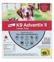 K9 ADVANTIX II DOG LARGE 21-55LBS 4PK