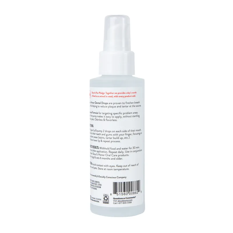 SKOUTS ADV DENTAL DROPS 4OZ