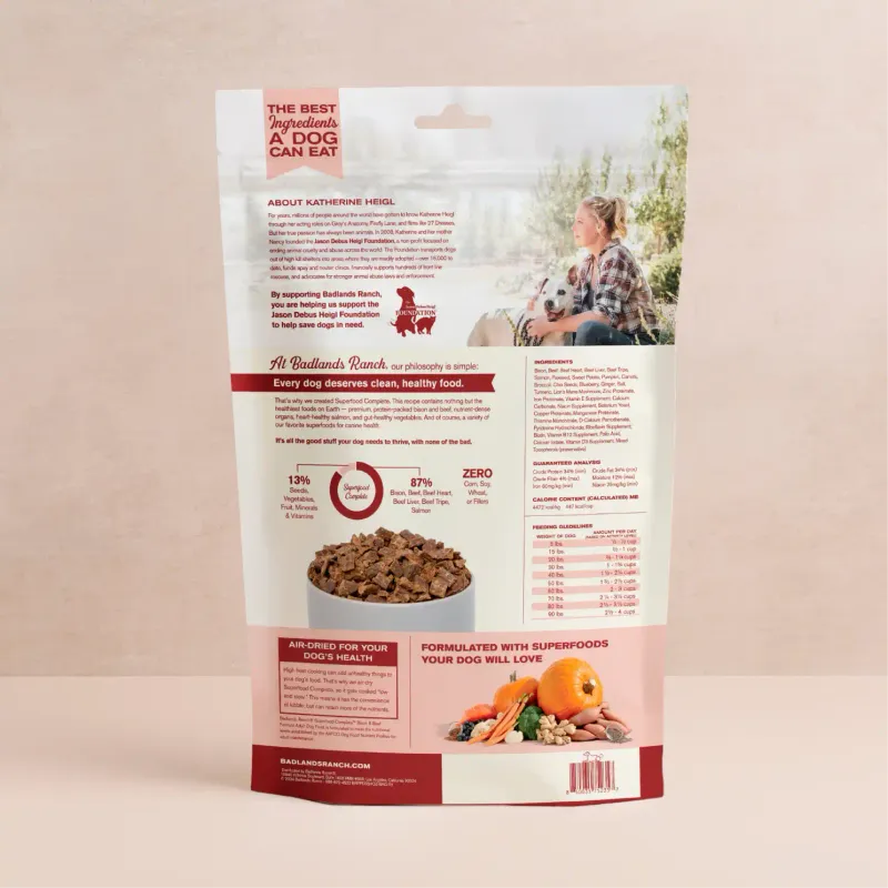 BADLANDS RANCH BISON &amp; BEEF SUPERFOODS 24OZ