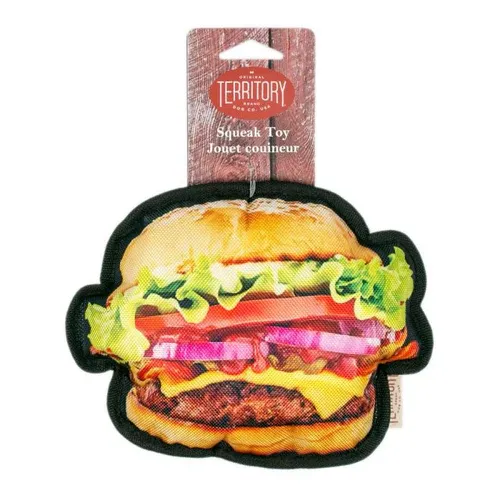 TERRITORY HAMBURGER DOG TOY