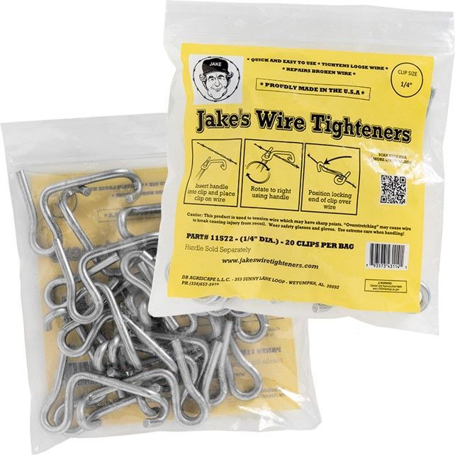 Jake Wire Tightners 1/4"