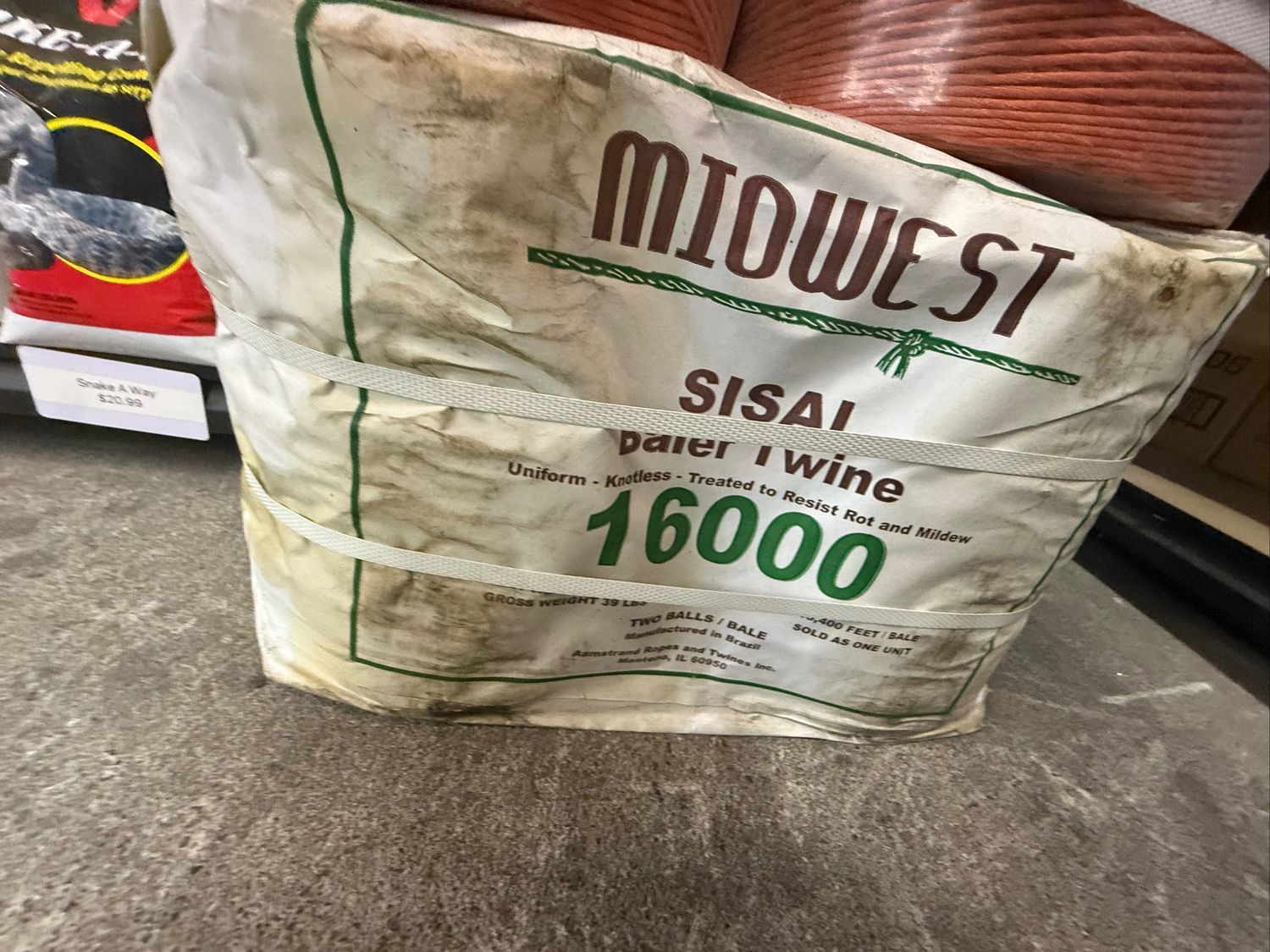 16,000 HOLLAD EXTRA SISAL TWINE