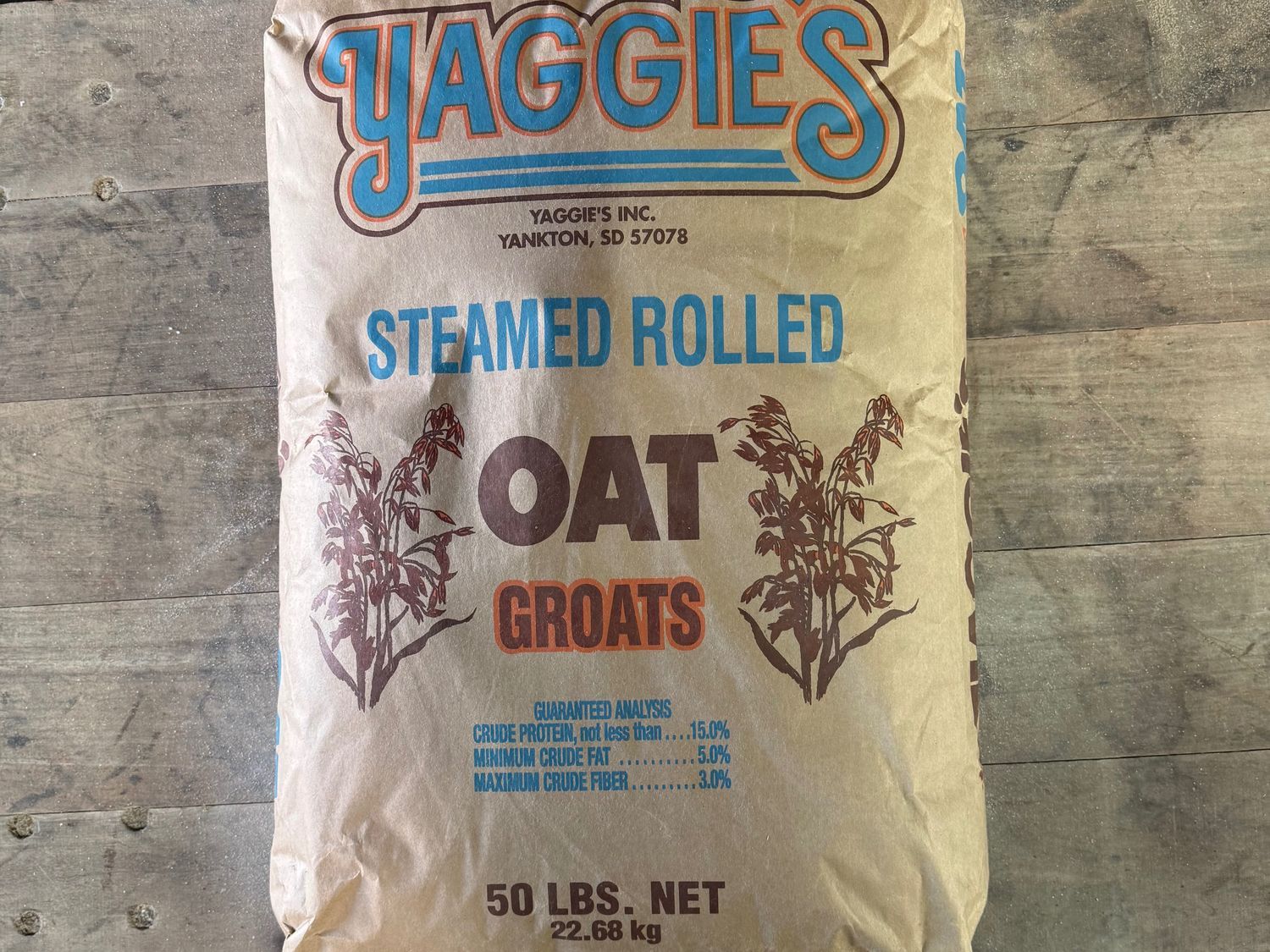 50# STEAM ROLLED OATS