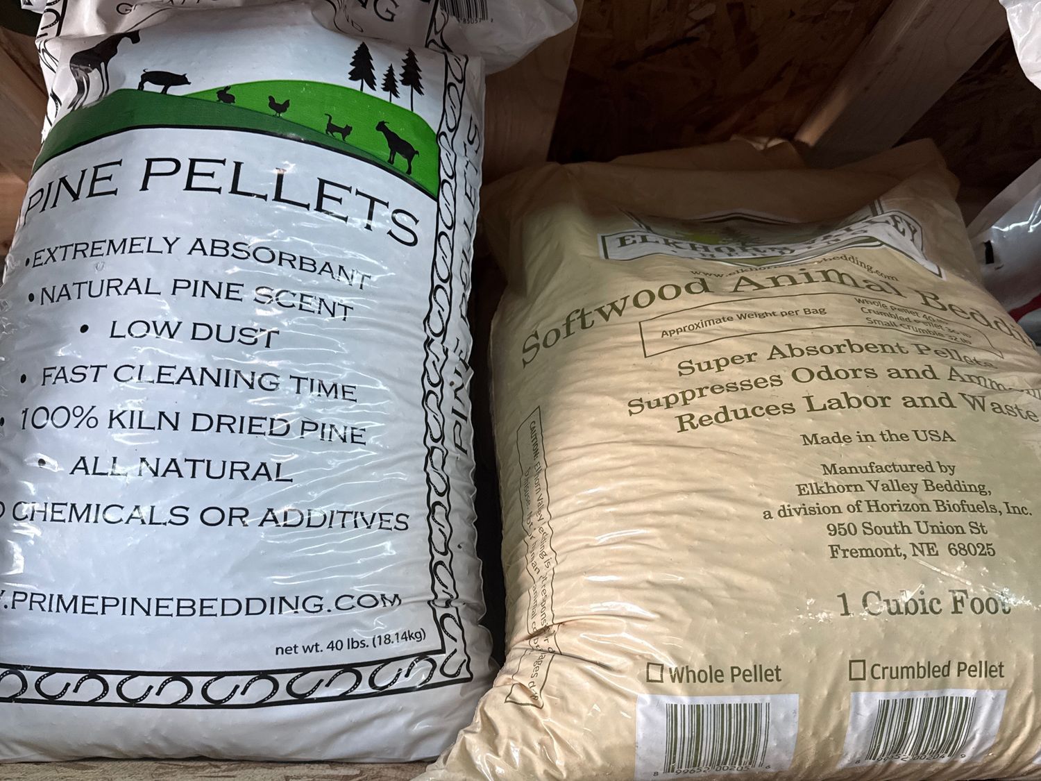 40#ANIMAL BEDDING PELLETS