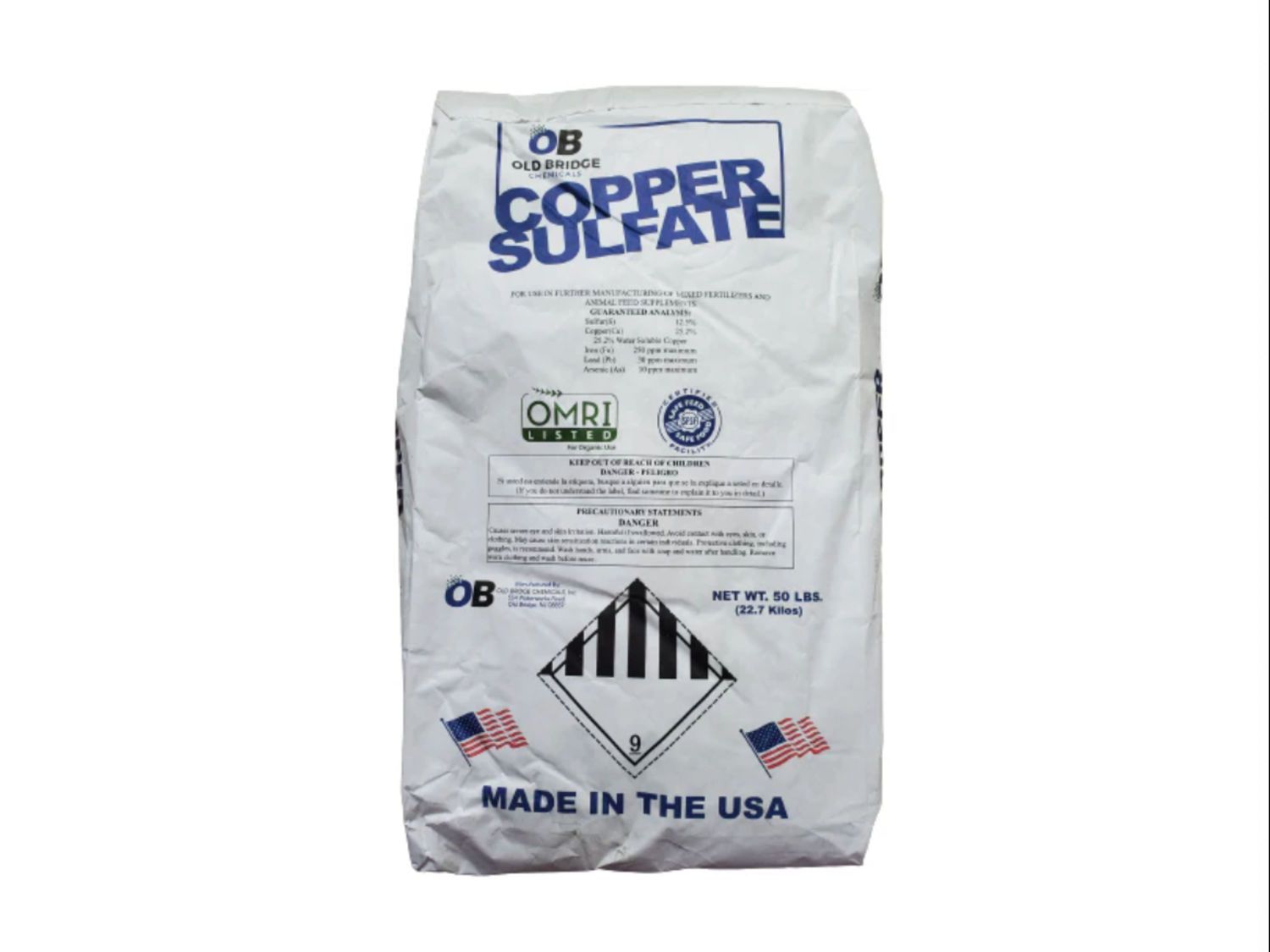 COPPER SULFATE SOLD PER #