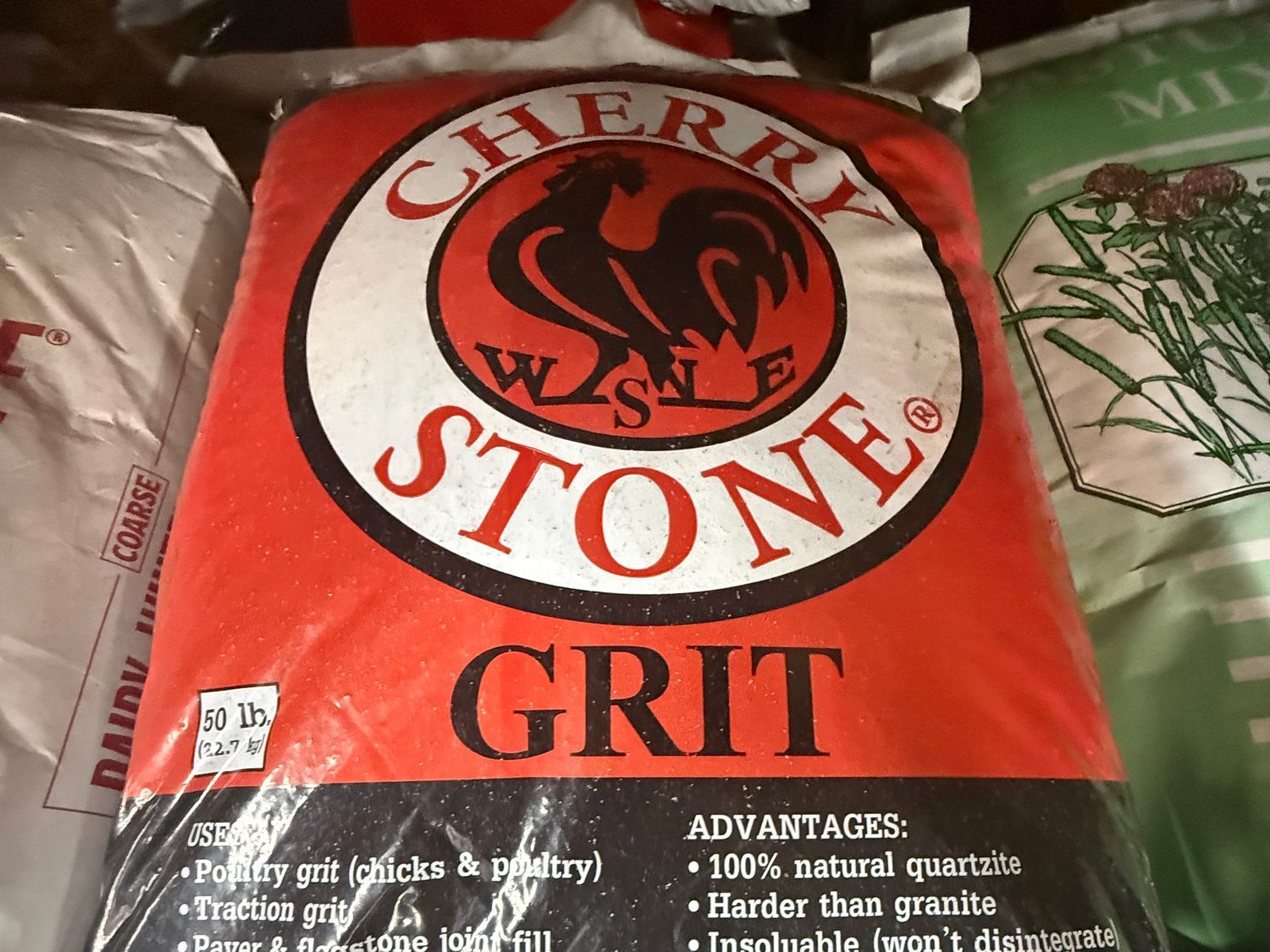 50# CHERRY STONE MEDIUM/FINE GRIT