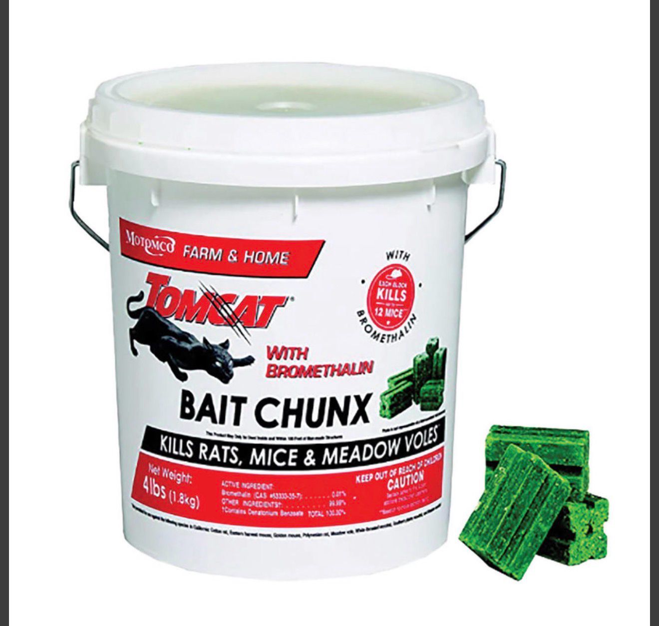 TOMCAT BAIT CHUNKS w BROM