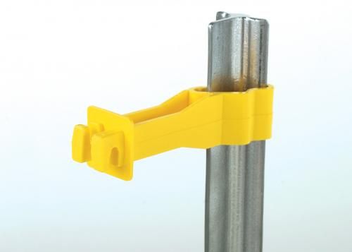 Dare Reverse T Post Insulator Snug-ft Backside Yellow 25pk.