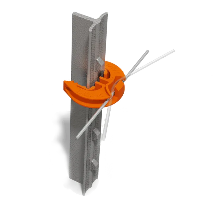 Lock Jaw T Post Insulators Snap On