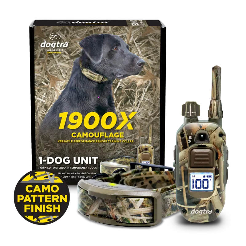 DOGTRA 1900X CAMOUFLAGE 1-DOG PREORDER