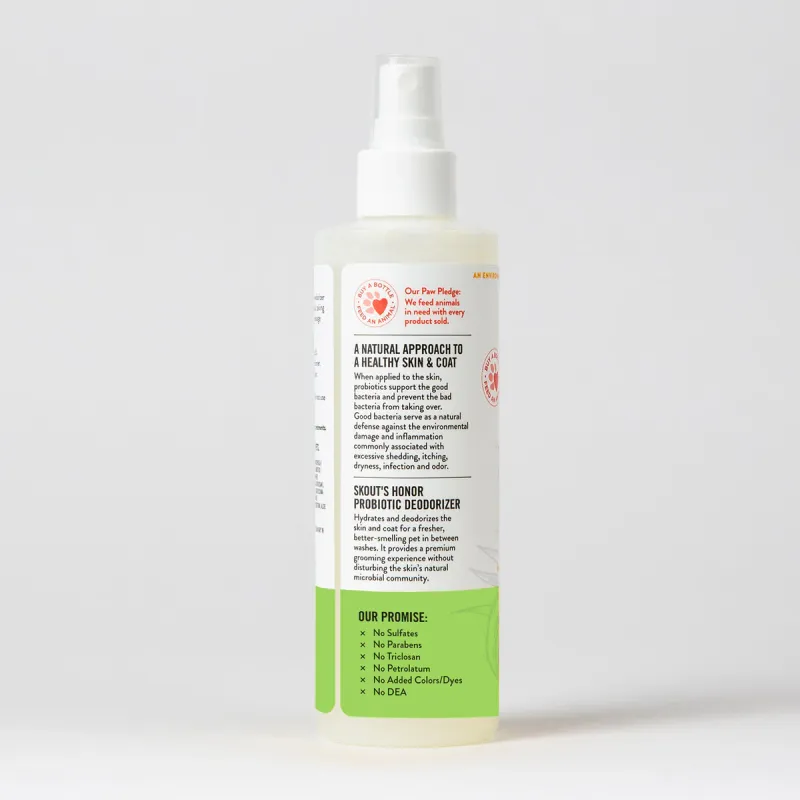 SKOUT'S HONOR DOG &amp; CAT PROBIOTIC DEODORIZER SUNKISSED COCONUT 8OZ