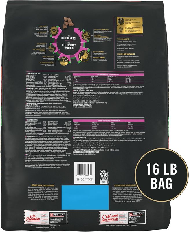 Purina Pro Plan 16# Sensitive Skin Small Bites