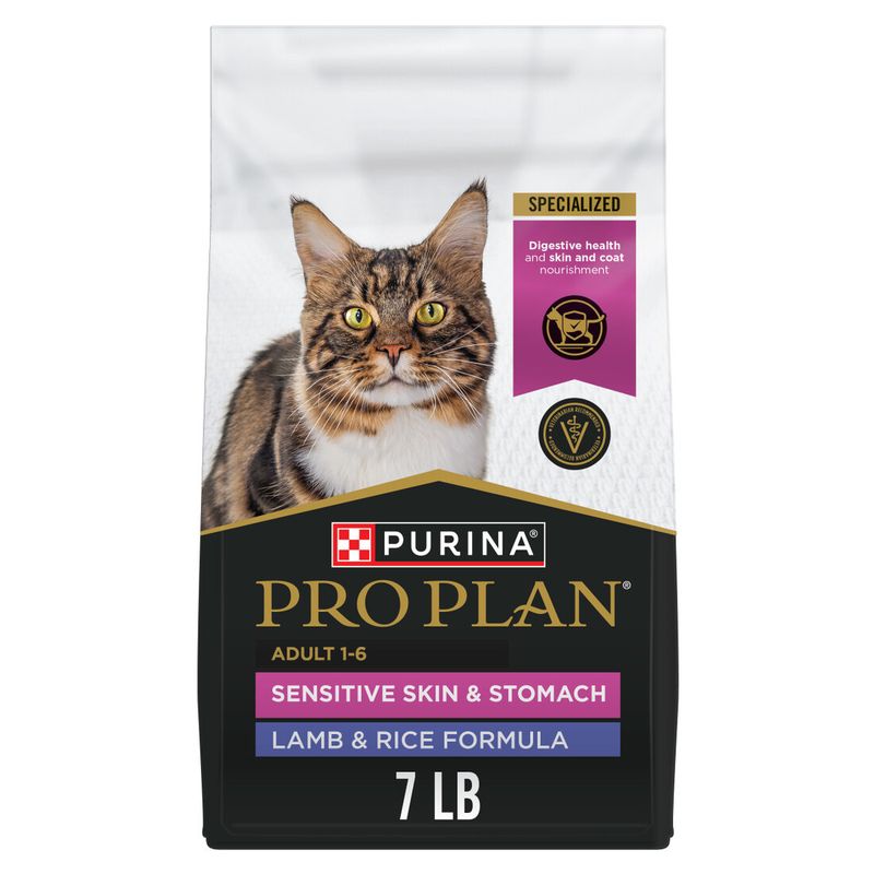 7# Purina Pro Plan Sensitive Skin &amp; Stomach Lamb &amp; Rice Cat Food
