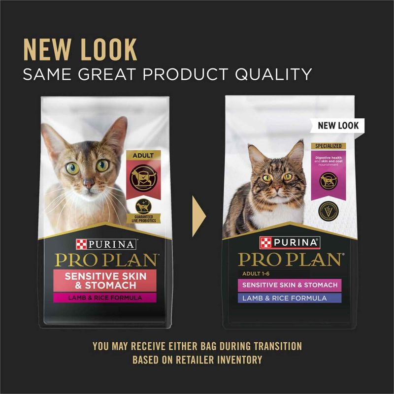 7# Purina Pro Plan Sensitive Skin &amp; Stomach Lamb &amp; Rice Cat Food