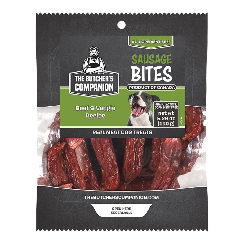 Butcher's Companion Beef &amp; Veg Sausage Bites 5.29oz