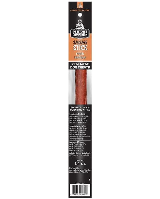 Butchers Companion Pork Sausage Stick- Sold Individually
