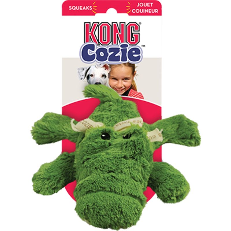 Kong Cozie Ali Alligator Small Dog Toy