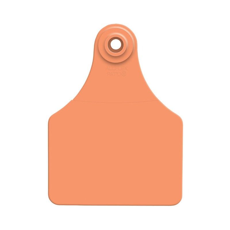 AllFlex Global Large Orange Blank Ear Tag-25ct