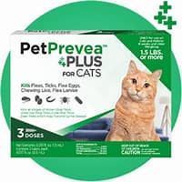 PetPrevea Plus 3pk Flea &amp; Tick Prevent for Cats 1.5 Pounds or More