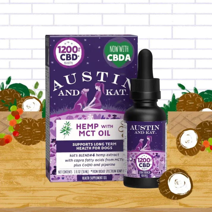 Austin &amp; Kat Dog &amp; Cat CBD Original Hemp Oil 1200mg 1oz