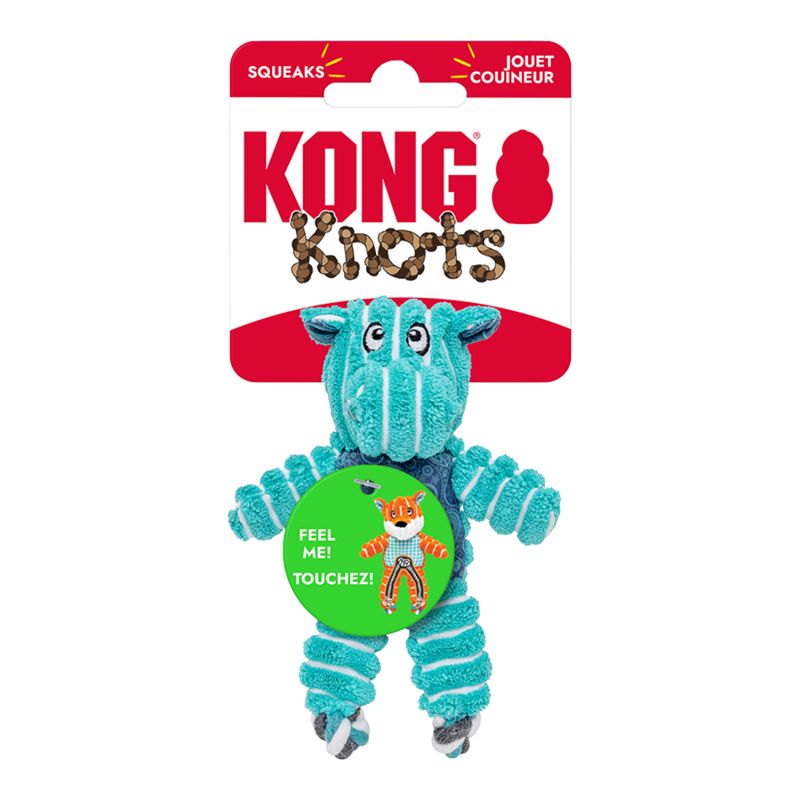 Kong Floppy Knots Hippo X-Small Dog Toy