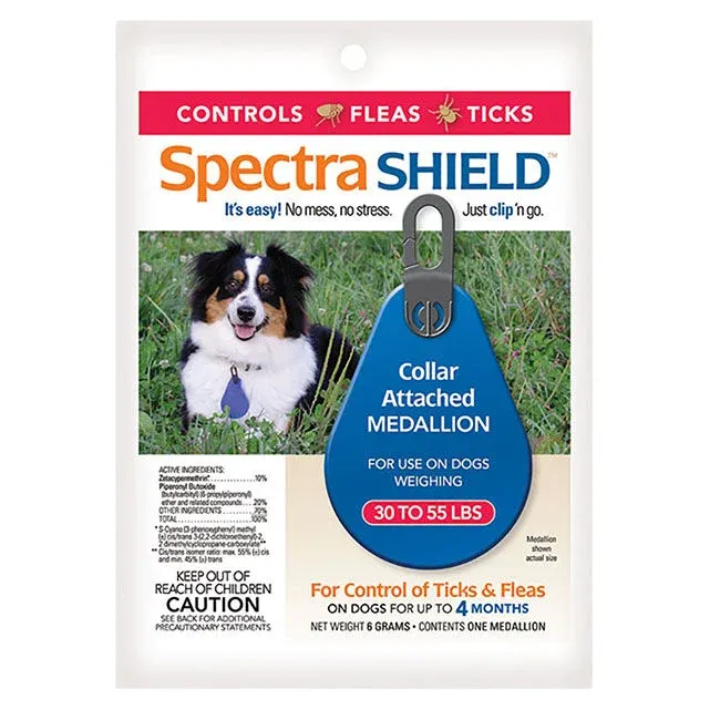 Spectra Shield Flea &amp; Tick Clip On for Dogs