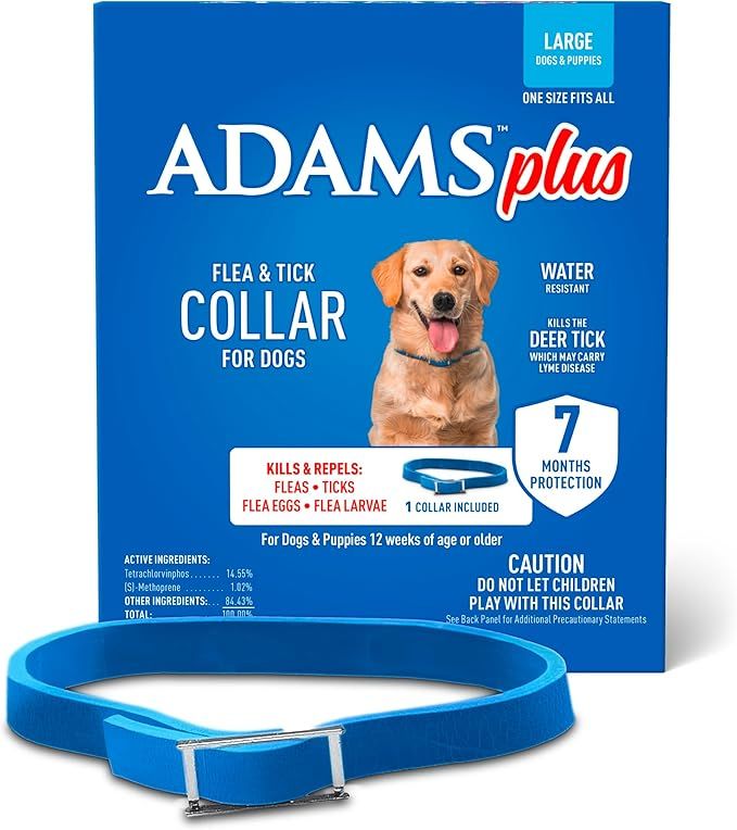 Adams Plus Flea &amp; Tick Collar for Dogs