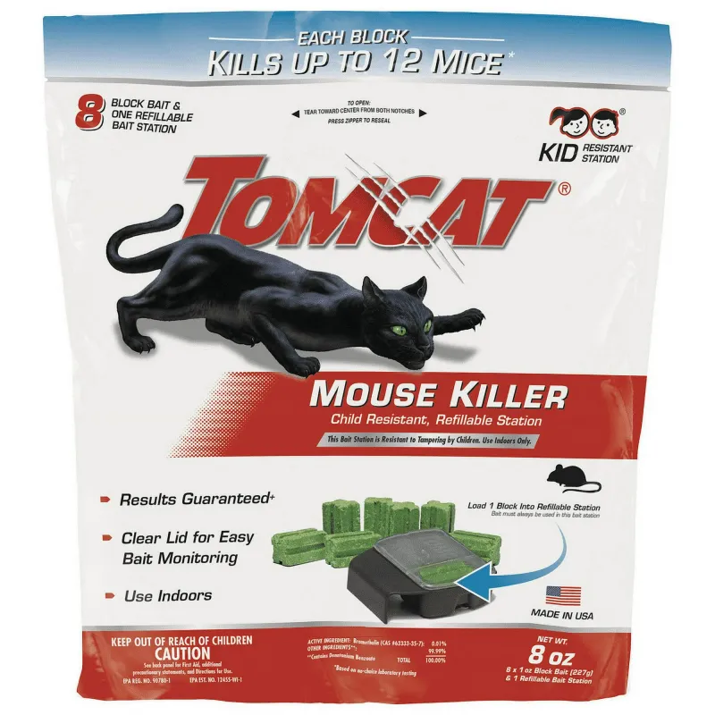 TomCat Mouse Killer Refillable Bait Station