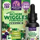 Austin &amp; Kat Bailey's No More Wiggles 450mg CBD + CBDA Pet Oil 1oz