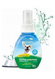 TropiClean Fresh Breath Dog Dental Water Additive Drops