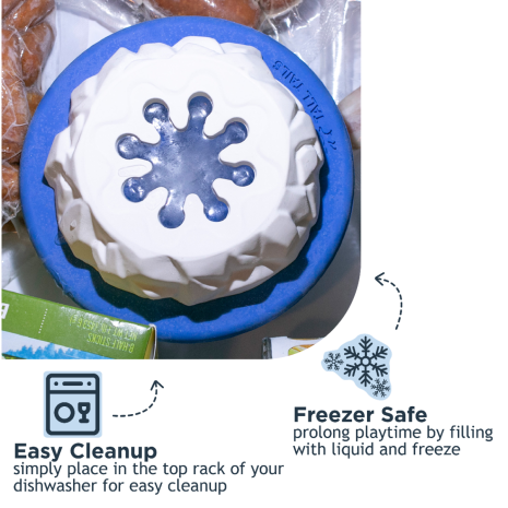 Tall Tails Rubber Polar Dog Treat Toy