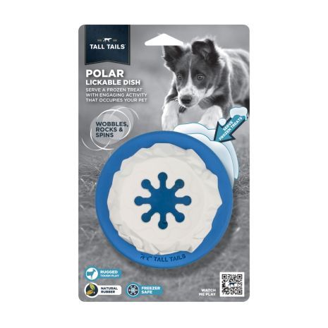 Tall Tails Rubber Polar Dog Treat Toy