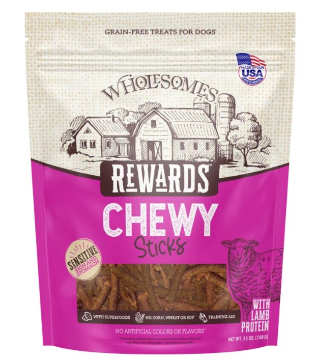 Wholesome Reward Lamb Sticks 25oz