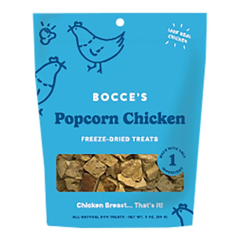 Bocce's Freeze Dried Popcorn Chicken Treats