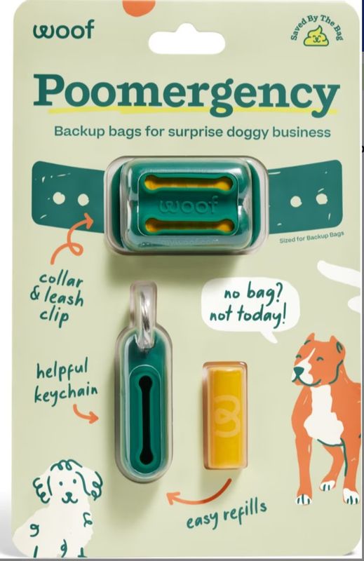 Woof Dog Poomergency Green Starterpack